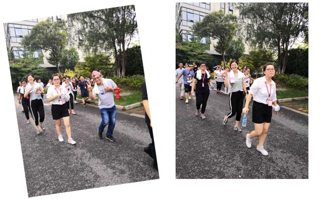 準(zhǔn)備出發(fā)進行誠格屆短距離馬拉松賽
